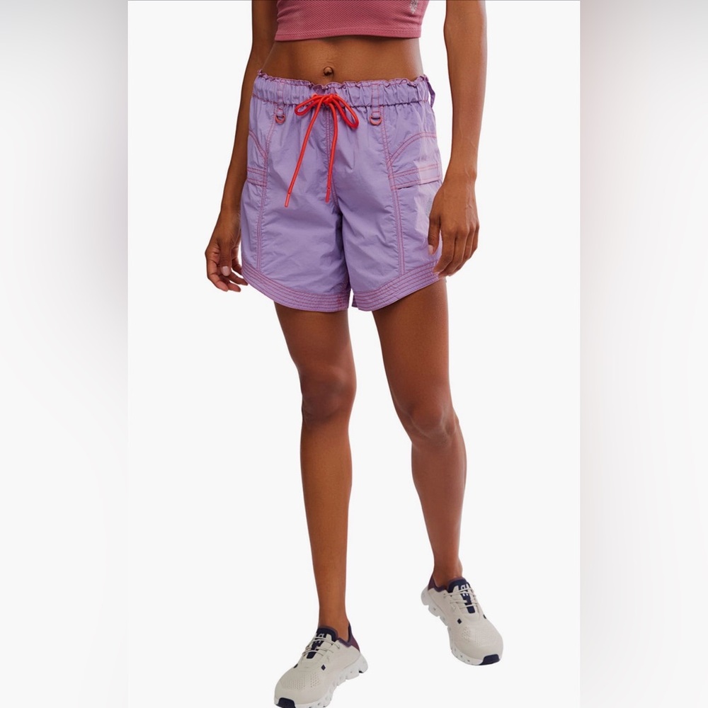 FP Movement by Free People Lavender Athletic Drawstring Shorts